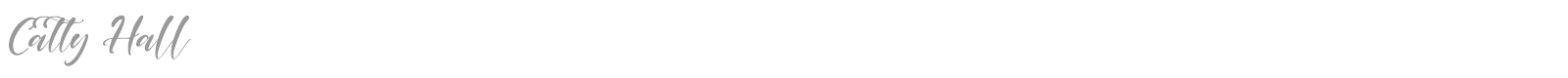Catty Hall font preview
